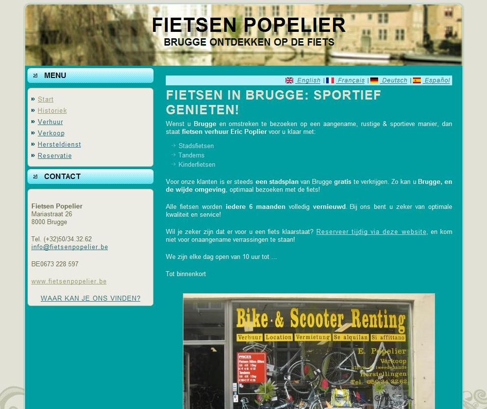 Fietsen popelier fietsenverhuur