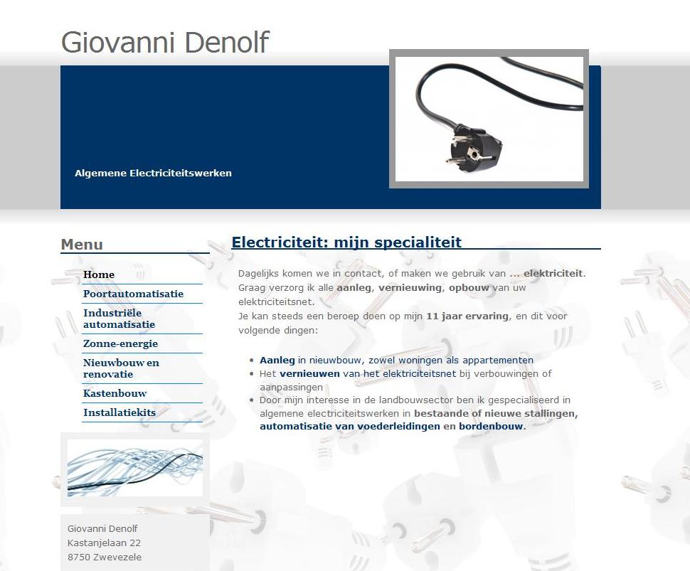 Giovanni Denolf Algemen Electriciteitswerken